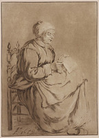 KG 07263
<br/>
Lezende oude vrouw
<br/>
<em>Cootwyck, Jurriaan (1714 - 1798)</em>